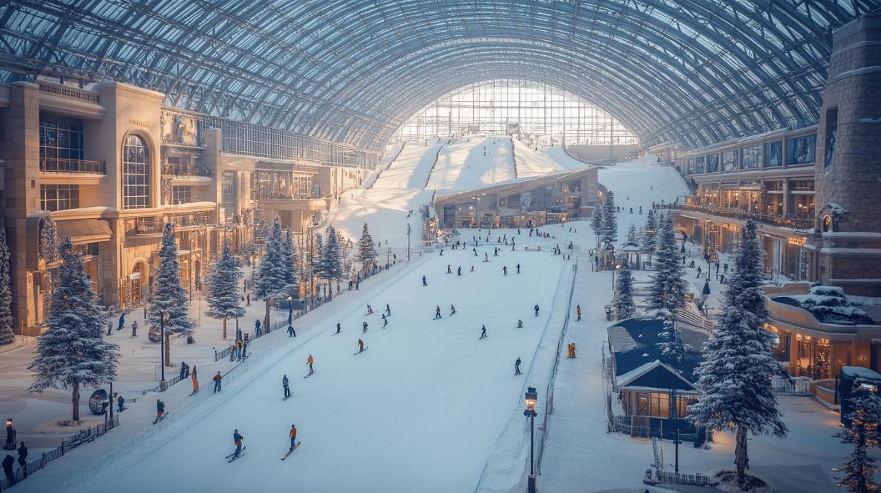 Conditions optimales garanties : Une station de ski couverte inaugure sa piste record de 1,8 km
